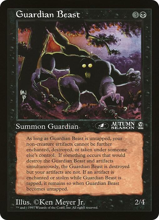 Guardian Beast (4th Place) (Arena League) [Oversize Cards]