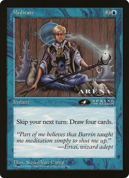 Meditate (4th Place) (Arena League) [Oversize Cards]