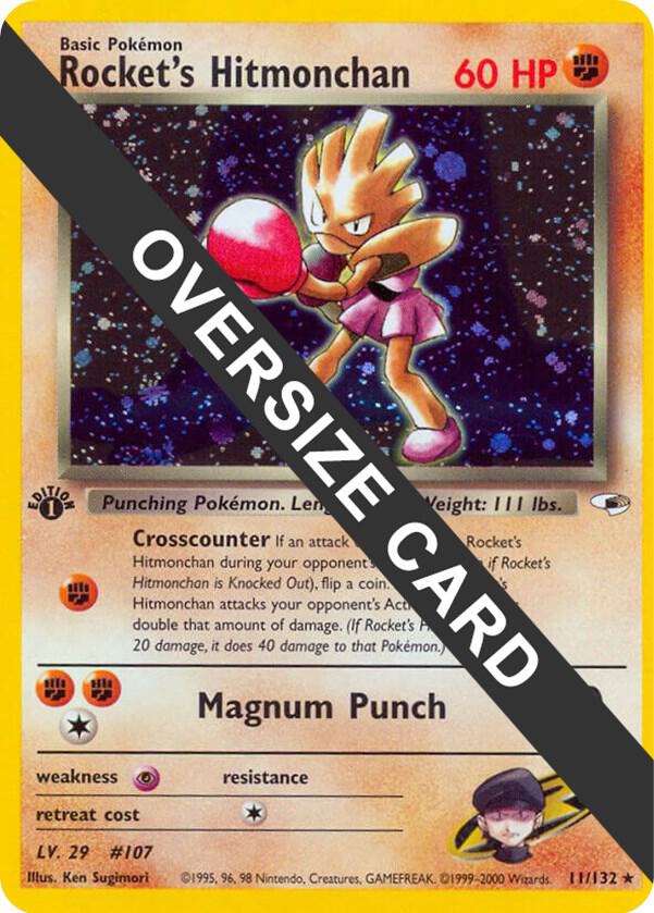Rocket's Hitmonchan - 11/132 (011/132) [Jumbo Cards]