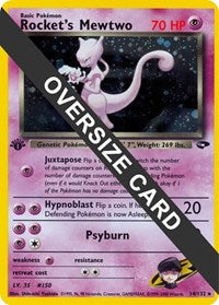 Rocket's Mewtwo - 14/132 (014/132) [Jumbo Cards]