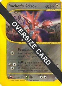 Rocket's Scizor - 4 (004) [Jumbo Cards]