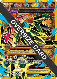 Primal Groudon EX - 97/98 (097/098) [Jumbo Cards]
