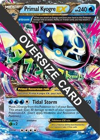 Primal Kyogre EX - 55/160 (055/160) [Jumbo Cards]
