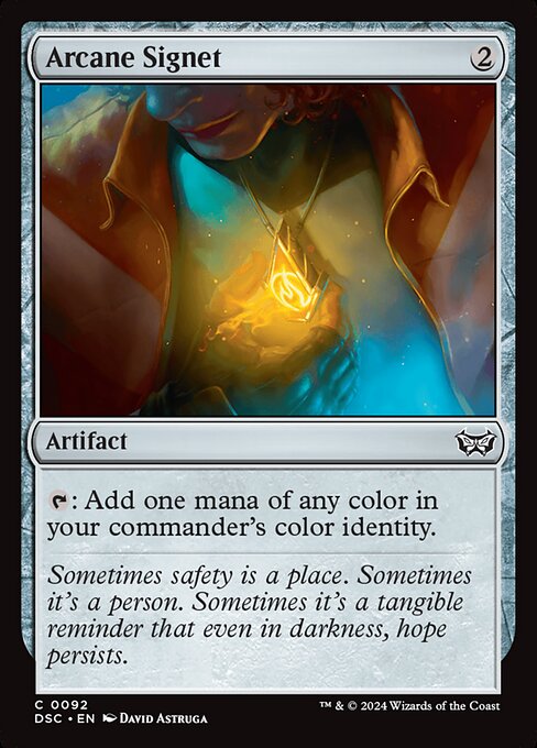 Arcane Signet (92) [Duskmourn: House of Horror Commander]
