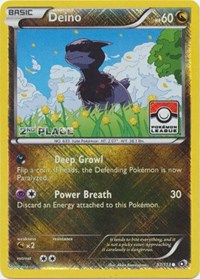 Deino - 97/113 (Pokemon League) [2nd Place] (097/113) [League and Championship Cards]