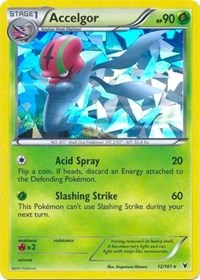 Accelgor - 12/101 (Cracked Ice Holo) (012/101) [Deck Exclusives]