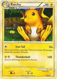 Raichu - 10/123 (Cracked Ice Holo) (010/123) [Deck Exclusives]