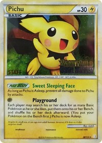 Pichu - 28/123 (Prerelease) [Staff] (28/123) [Nintendo Promos]