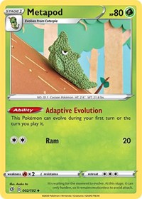 Metapod (002/192) [SWSH02 Rebel Clash]