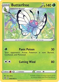 Butterfree (003/192) [SWSH02 Rebel Clash]