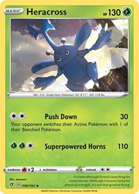 Heracross (006/192) [SWSH02 Rebel Clash]