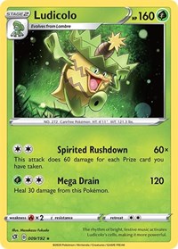 Ludicolo (009/192) [SWSH02 Rebel Clash]