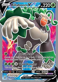 Rillaboom V (Full Art) (175/192) [SWSH02 Rebel Clash]