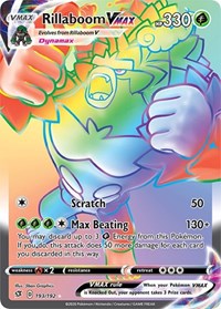 Rillaboom VMAX (Secret) (193/192) [SWSH02 Rebel Clash]