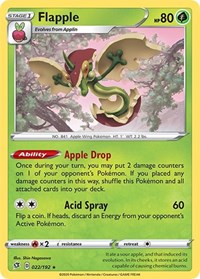 Flapple (022/192) [SWSH02 Rebel Clash]