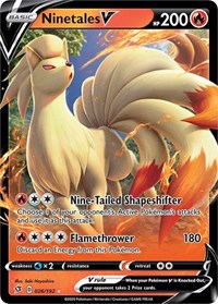 Ninetales V (026/192) [SWSH02 Rebel Clash]