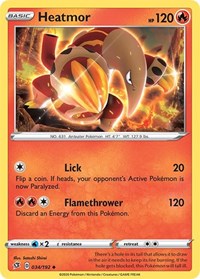 Heatmor (034/192) [SWSH02 Rebel Clash]