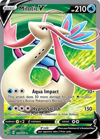 Milotic V (Full Art) (179/192) [SWSH02 Rebel Clash]