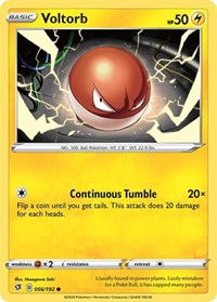 Voltorb (056/192) [SWSH02 Rebel Clash]