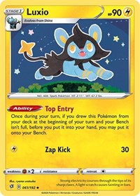 Luxio (061/192) [SWSH02 Rebel Clash]