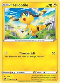 Helioptile (063/192) [SWSH02 Rebel Clash]
