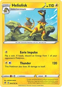Heliolisk (064/192) [SWSH02 Rebel Clash]