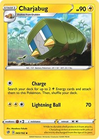 Charjabug (065/192) [SWSH02 Rebel Clash]