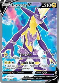 Toxtricity V (Full Art) (182/192) [SWSH02 Rebel Clash]
