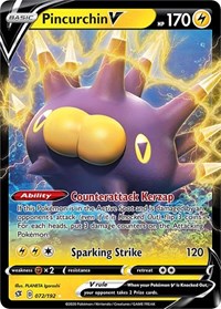 Pincurchin V (072/192) [SWSH02 Rebel Clash]