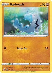 Barboach (099/192) [SWSH02 Rebel Clash]