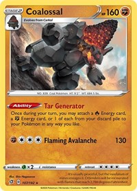 Coalossal (107/192) [SWSH02 Rebel Clash]