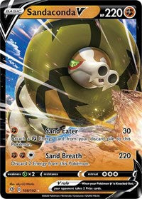 Sandaconda V (108/192) [SWSH02 Rebel Clash]