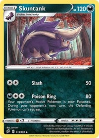Skuntank (115/192) [SWSH02 Rebel Clash]