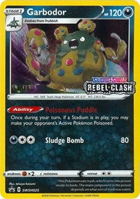 Garbodor - SWSH025 (Prerelease) [Staff] (SWSH025) [SWSH Sword and Shield Promo Cards]