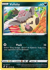 Vullaby (119/192) [SWSH02 Rebel Clash]