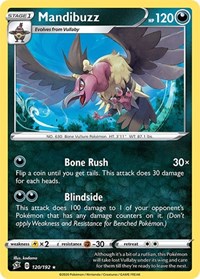 Mandibuzz (120/192) [SWSH02 Rebel Clash]