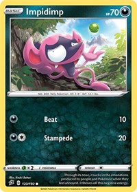 Impidimp (123/192) [SWSH02 Rebel Clash]