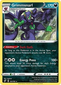 Grimmsnarl (125/192) [SWSH02 Rebel Clash]