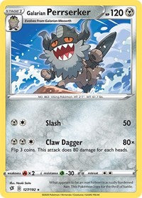 Galarian Perrserker (127/192) [SWSH02 Rebel Clash]