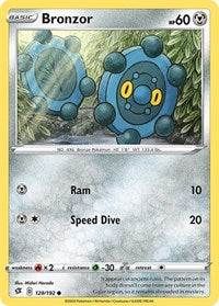 Bronzor (129/192) [SWSH02 Rebel Clash]