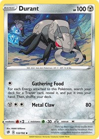 Durant (132/192) [SWSH02 Rebel Clash]