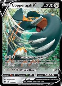 Copperajah V (136/192) [SWSH02 Rebel Clash]