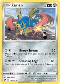 Zacian (139/192) [SWSH02 Rebel Clash]