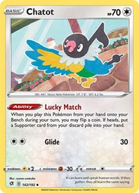 Chatot (142/192) [SWSH02 Rebel Clash]