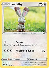 Bunnelby (146/192) [SWSH02 Rebel Clash]