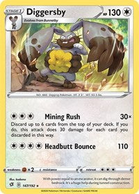 Diggersby (147/192) [SWSH02 Rebel Clash]