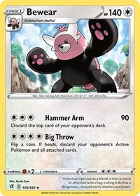 Bewear (150/192) [SWSH02 Rebel Clash]