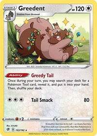 Greedent (152/192) [SWSH02 Rebel Clash]