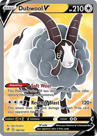 Dubwool V (Full Art) (188/192) [SWSH02 Rebel Clash]
