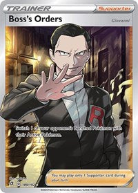 Boss's Orders (Full Art) (189/192) [SWSH02 Rebel Clash]